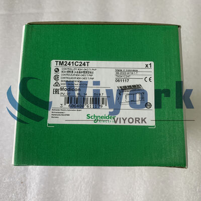 Schneider TM241C24T LOGIC CONTROLLER 24IO TRANSISTOR PNP MODICON M241 NEW